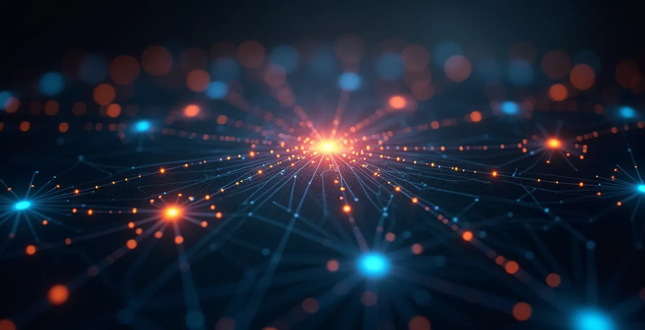 Visualisation d'une analyse de liberté d'exploitation montrant les zones de risque et d'opportunité