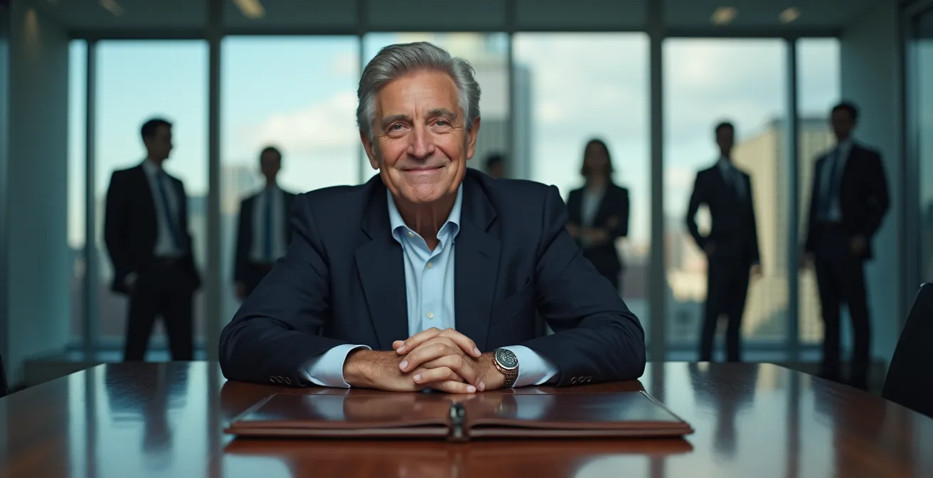 Visualisation du concept de protection par assurance D&O pour les dirigeants d'entreprise