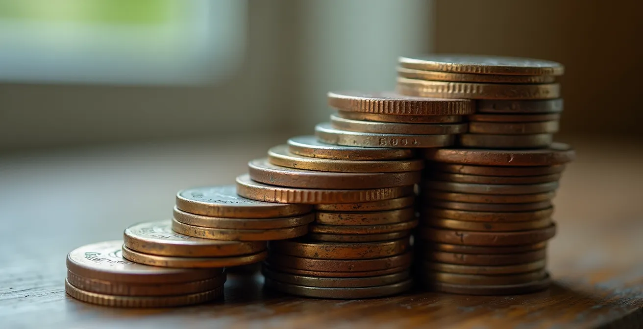 Graphique temporel abstrait montrant le mécanisme de report de pertes sur trois années